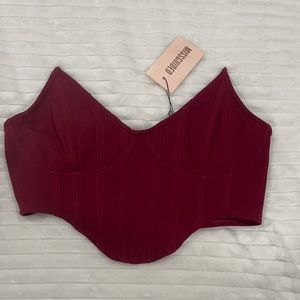 V corset top